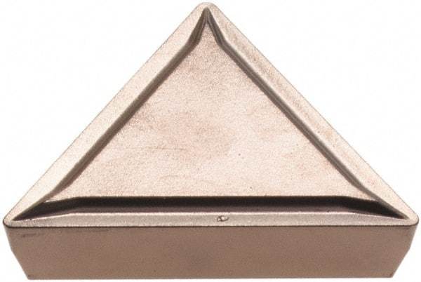 Kennametal - TPMR321 NONE Grade KCK15B Carbide Turning Insert - TiOCN Finish, 60° Triangle, 3/8" Inscr Circle, 1/8" Thick, 1/64" Corner Radius - Benchmark Tooling