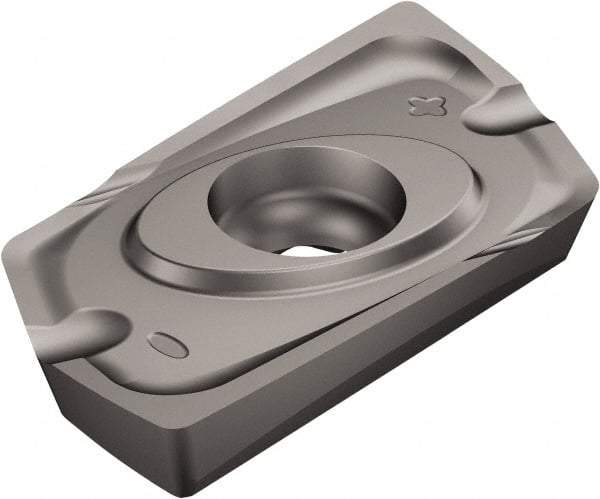 Sandvik Coromant - R790220550 NM Grade H13A Carbide Milling Insert - Uncoated, 5mm Thick, 5mm Corner Radius - Benchmark Tooling