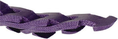 Fenner Drives - Section A, 300" Outside Length, Adjustable Replacement Belt - Polyester/Polyurethane Composite, Purple, Link Style V-Belt - Benchmark Tooling