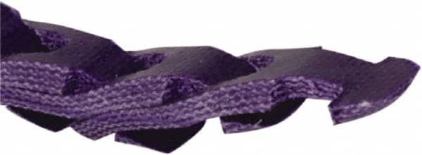 Fenner Drives - Section Round, 9/16" Diam, Adjustable Replacement Belt - Polyester/Polyurethane Composite, Purple, Link Style Round Belt - Benchmark Tooling