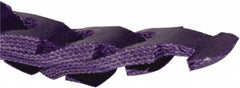 Fenner Drives - Section Round, 9/16" Diam, Adjustable Replacement Belt - Polyester/Polyurethane Composite, Purple, Link Style Round Belt - Benchmark Tooling