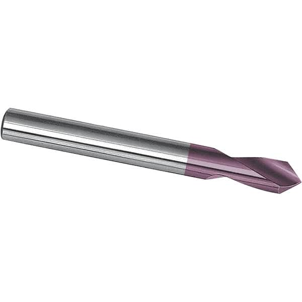 Magafor - 8mm Body Diam, 90°, 2-3/8" OAL, Solid Carbide Spotting Drill - Benchmark Tooling