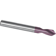 Magafor - 2mm Body Diam, 90°, 1-9/16" OAL, Solid Carbide Spotting Drill - Benchmark Tooling