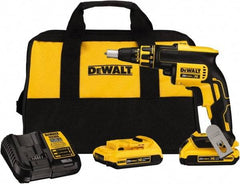 DeWALT - 20 Volt Lithium-Ion Battery Pistol Grip Cordless Screwdriver - 4,400 RPM, 266 In/Lb Torque - Benchmark Tooling