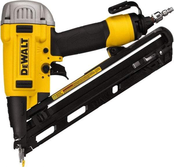 DeWALT - 1-1/4 to 2-1/2" Nail Length, 15 Gauge Finish Air Nailer - 90 to 125 psi - Benchmark Tooling