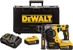 DeWALT - 20 Volt 1" SDS Chuck Cordless Rotary Hammer - 0 to 4,500 BPM, 0 to 1,200 RPM, Reversible - Benchmark Tooling