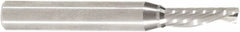 Amana Tool - 3/16" Cutting Diam x 5/8" Length of Cut, 1 Flute, Downcut Spiral Router Bit - Uncoated, Right Hand Cut, Solid Carbide, 2" OAL x 1/2" Shank Diam, 30° Helix Angle - Benchmark Tooling