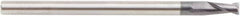 Amana Tool - 1/8" Cutting Diam x 1/4" Length of Cut, 2 Flute, Upcut Spiral Router Bit - AlTiN Coated, Right Hand Cut, Solid Carbide, 2" OAL x 1/8" Shank Diam, Flute, 30° Helix Angle - Benchmark Tooling
