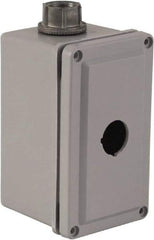 Square D - 1 Hole, 30mm Hole Diameter, Plastic Pushbutton Switch Enclosure - 1, 3, 4, 12, 4X NEMA Rated - Benchmark Tooling