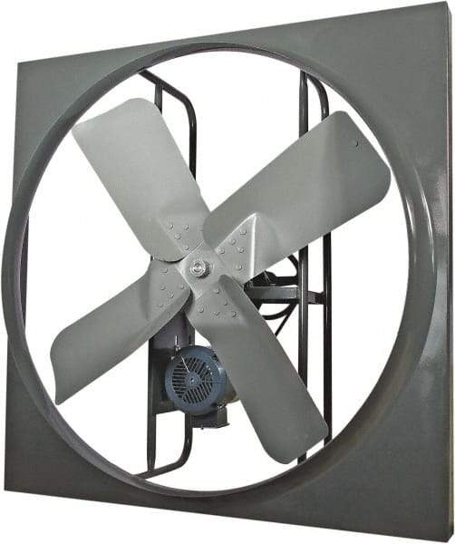 Americraft - 42" Blade, Belt Drive, 3 hp, 22,000 CFM, TEFC Exhaust Fan - 9.6/4.8 Amp, 230/460 Volt, Three Phase - Benchmark Tooling