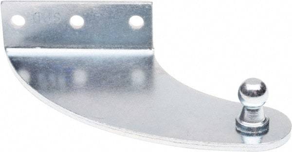 Associated Spring Raymond - 4" Long x 0.875" Deep x 2.75" High Zinc Plated Mounting Bracket - For Hydraulic Dampers & Gas Springs - Benchmark Tooling