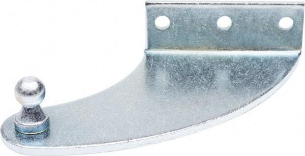 Associated Spring Raymond - 4" Long x 0.875" Deep x 2.75" High Zinc Plated Mounting Bracket - For Hydraulic Dampers & Gas Springs - Benchmark Tooling