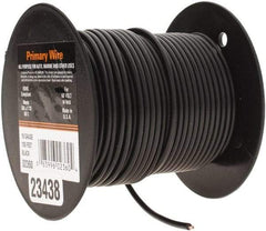 EastPenn - 16 AWG Automotive Plastic Insulated, Single Conductor Wire - 100' Long, Black - Benchmark Tooling