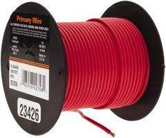 EastPenn - 16 AWG Automotive Plastic Insulated, Single Conductor Wire - 100' Long, Red - Benchmark Tooling