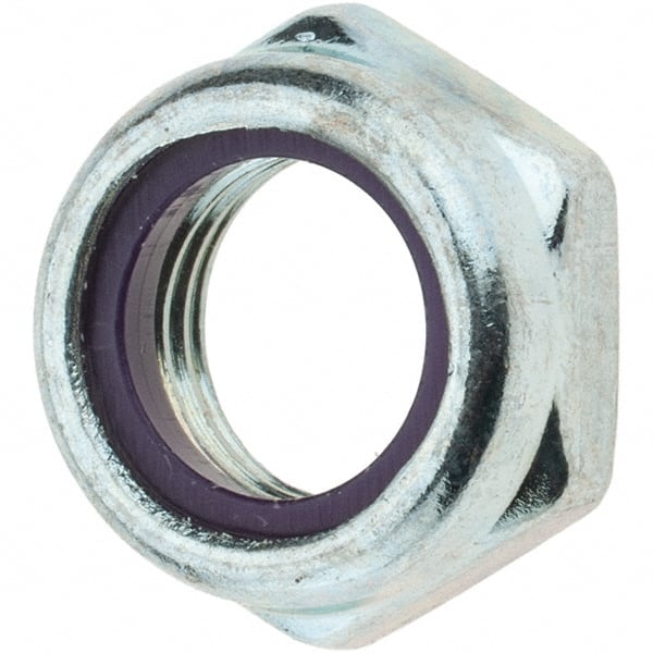 Value Collection - 1/2-20 UNF Grade 2 Hex Jam Lock Nut with Nylon Insert - Benchmark Tooling