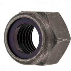 Value Collection - 5/8-11 UNC Grade 8 Hex Lock Nut with Nylon Insert - 15/16" Width Across Flats, 3/4" High, Uncoated - Benchmark Tooling