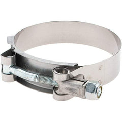 Made in USA - Bolt Clamps Type: T-Bolt Hose Clamp Minimum Diameter (Decimal Inch): 2.7500 - Benchmark Tooling