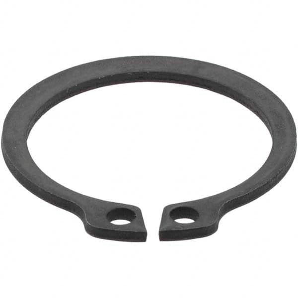 Made in USA - 21mm Groove Diam, 22mm Shaft Diam, Phosphate Spring Steel, Snap External Retaining Rings - 1.3mm Groove Width, 1.2mm Ring Thickness - Benchmark Tooling