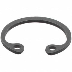 Made in USA - 0.025" Thick, Plain Finish, Spring Steel Snap Internal Retaining Ring - 0.461" Groove Diam - Benchmark Tooling