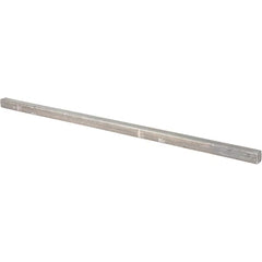 Value Collection - 12" Long x 3/8" High x 3/8" Wide, Plain Steel Oversized Key Stock - Cold Drawn Steel - Benchmark Tooling