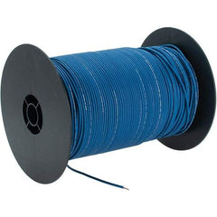 EastPenn - 18 AWG, 1,000' OAL, Hook Up Wire - Blue Polyethylene Jacket - Benchmark Tooling