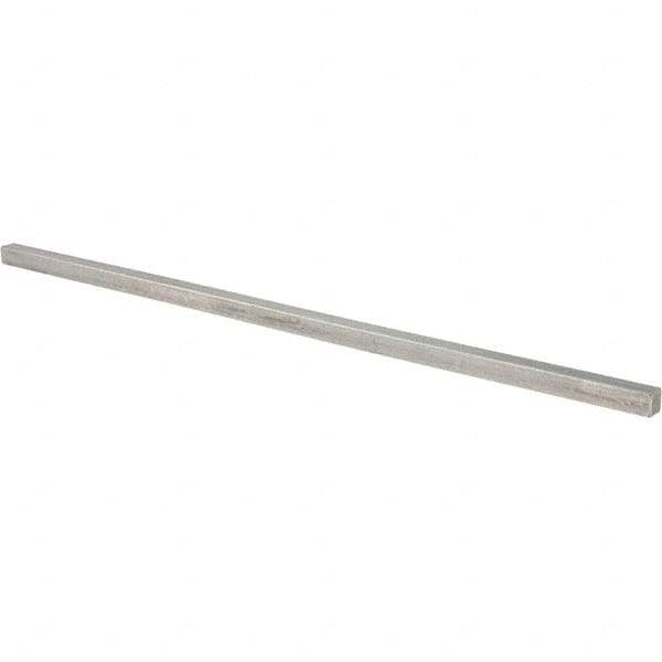 Value Collection - 12" Long x 5/16" High x 5/16" Wide, Plain Steel Undersized Key Stock - Cold Drawn Steel - Benchmark Tooling