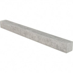 Value Collection - 12" Long x 1" High x 1" Wide, Plain Steel Undersized Key Stock - Cold Drawn Steel - Benchmark Tooling