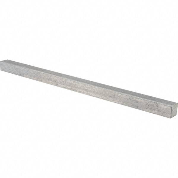 Value Collection - 12" Long x 5/8" High x 5/8" Wide, Plain Steel Undersized Key Stock - Cold Drawn Steel - Benchmark Tooling