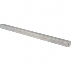 Value Collection - 12" Long x 5/8" High x 5/8" Wide, Plain Steel Undersized Key Stock - Cold Drawn Steel - Benchmark Tooling