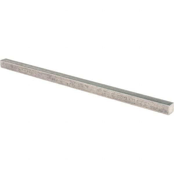 Value Collection - 12" Long x 1/2" High x 1/2" Wide, Plain Steel Undersized Key Stock - Cold Drawn Steel - Benchmark Tooling