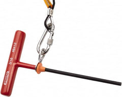 Proto - 7/32" Hex, Tethered T-Handle Cushion Grip, Hex Key - 6" OAL, Alloy Steel, Inch System of Measurement - Benchmark Tooling