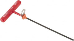 Proto - 7/64" Hex, Tethered T-Handle Cushion Grip, Hex Key - 6" OAL, Alloy Steel, Inch System of Measurement - Benchmark Tooling