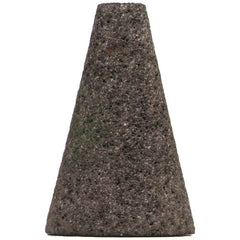 2″ × 1/2″ × 3″ × 5/8″–11 Gemini Snagging Wheel Type 17 Cones-Square Tip 24 Grit - Benchmark Tooling