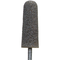 ‎1″ × 2-3/4″ 1/4″ Spindle NorZon Mounted Point A3 24 Grit Zirconia Alumina - Benchmark Tooling