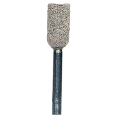 1/4″ × 1/2″ 1/8″ Spindle Cotton Fiber Mounted Point W163 80 Grit Aluminum Oxide - Benchmark Tooling
