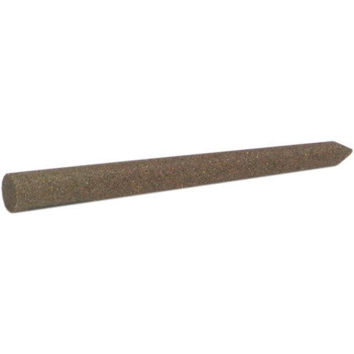 5/16″ × 3″ India File Round Pointed 100 Grit - Benchmark Tooling