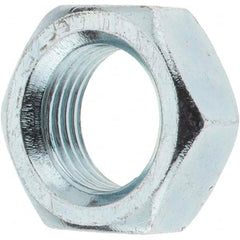 Value Collection - 5/8-18 UNF Steel Right Hand Hex Jam Nut - 15/16" Across Flats, 3/8" High, Uncoated - Benchmark Tooling