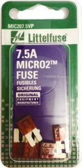 Littelfuse - 7.5 Amp, 32 VDC, Automotive Fuse - 9.1" Long, Brown, Littlefuse 327075 - Benchmark Tooling