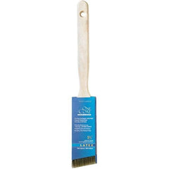 Krylon - 5/8" Angled Polyester Angular Brush - 2" Bristle Length, 2-1/4" Wood Sash Handle - Benchmark Tooling