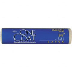 Krylon - 1/4" Nap, 9" Wide Paint Roller Cover - Semi-Smooth Texture, Polyester & Knitted - Benchmark Tooling