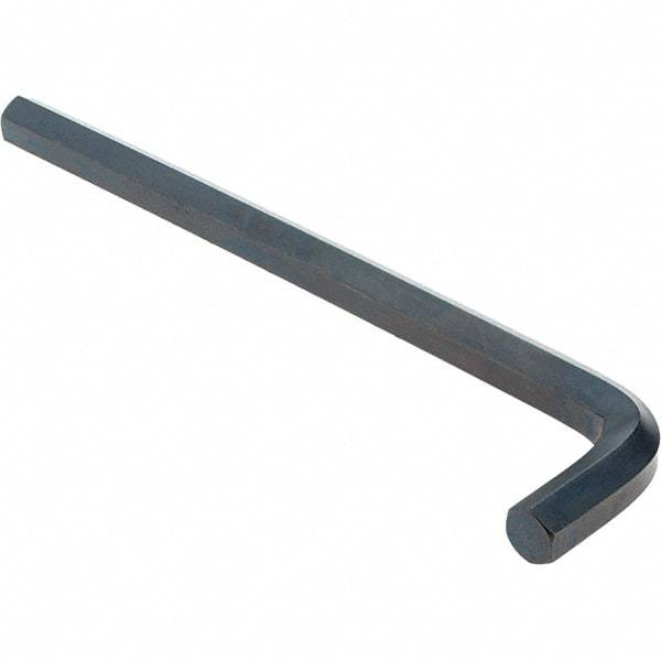 Value Collection - 1/2" Hex, Long Arm, Hex Key - 8-5/32" OAL, Alloy Steel, Inch System of Measurement - Benchmark Tooling