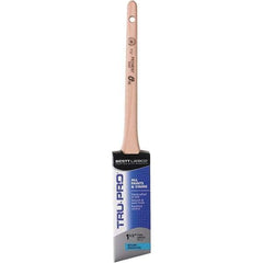 Krylon - 1-1/2" Angled Nylon/Polyester Sash Brush - Wood Handle - Benchmark Tooling