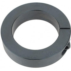 Import - 2-3/16" Bore, Steel, One Piece Clamp Collar - 3-1/4" Outside Diam, 3/4" Wide - Benchmark Tooling