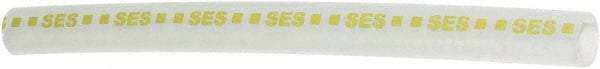 Value Collection - 6" Long, 4:1, Polyolefin Heat Shrink Electrical Tubing - Clear, Yellow - Benchmark Tooling