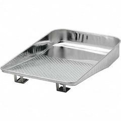 Krylon - 9" Roller Compatible Paint Tray - 3 Pt Capacity, Metal - Benchmark Tooling
