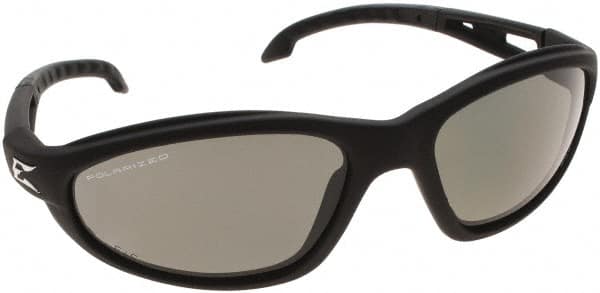 Edge Eyewear - Smoke Lenses, Polarized Glasses - Anti-Fog, Black Nylon Frame - Benchmark Tooling