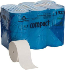 Georgia Pacific - Coreless Roll Toilet Tissue - 1,500 Sheets per Roll, 2 Ply, White, Recycled Fiber - Benchmark Tooling