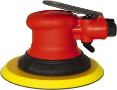 Universal Tool - 12,000 OPM, 14 CFM Air Consumption, 90 psi Air Pressure, Palm Air Orbital Sander - Round Pad, - Benchmark Tooling