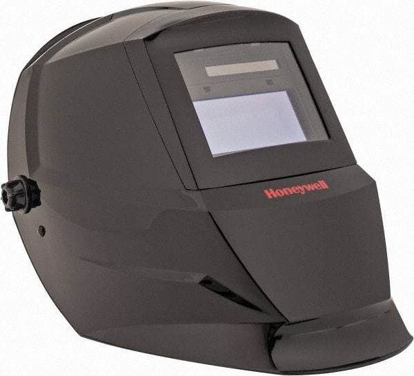 Honeywell - 110mm Window Width x 90mm Window Height, 10 Shade Auto-Darkening Lens, Fixed Front Welding Helmet - Black Nylon Clear/Green Lens - Benchmark Tooling