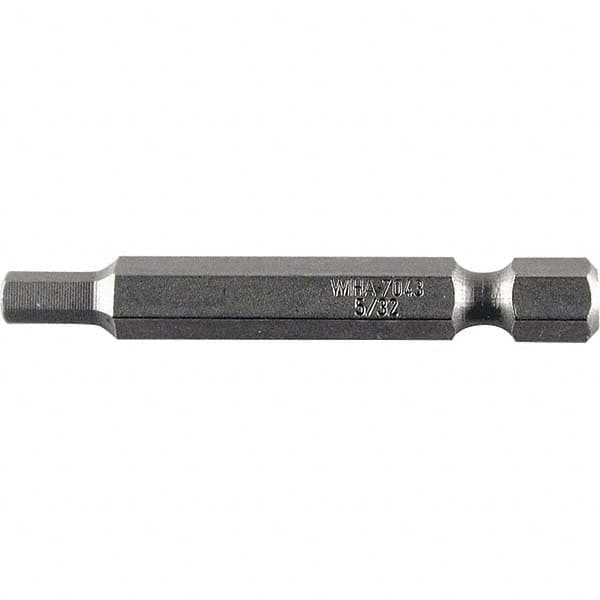 Wiha - 0.093" Power Bit - 1/4" Drive, 2" OAL - Benchmark Tooling